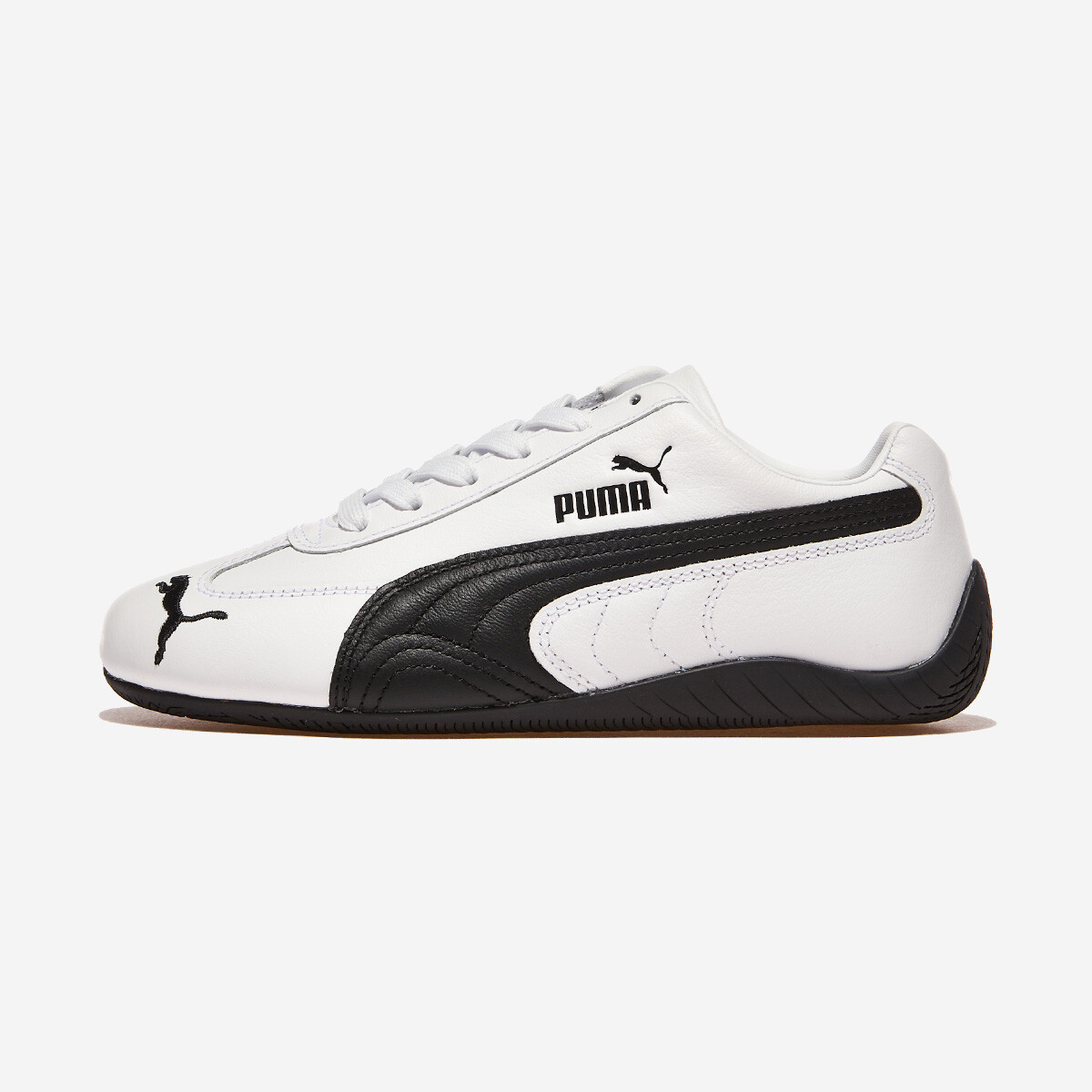 PUMA Speedcat Lth Puma White-Puma Black 40160302 Men Shoes