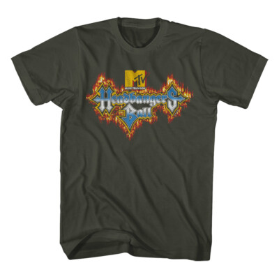 MTV Headbangers Ball Logo Men's T-Shirt - 100% Cotton, Classic