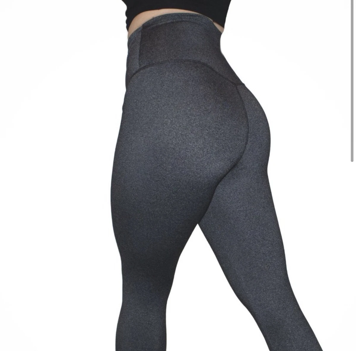 ABS2B Fitness Leggings Dharma Gray Medium High Waist eBay