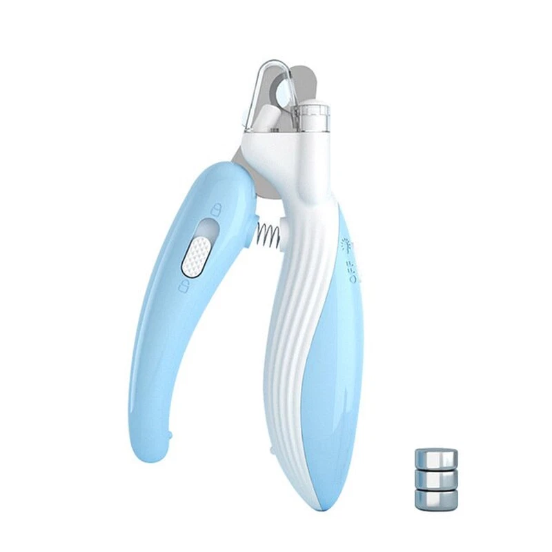 Professional Pet Nail Clippers Led Light Small Animals Claw Grooming Scissors