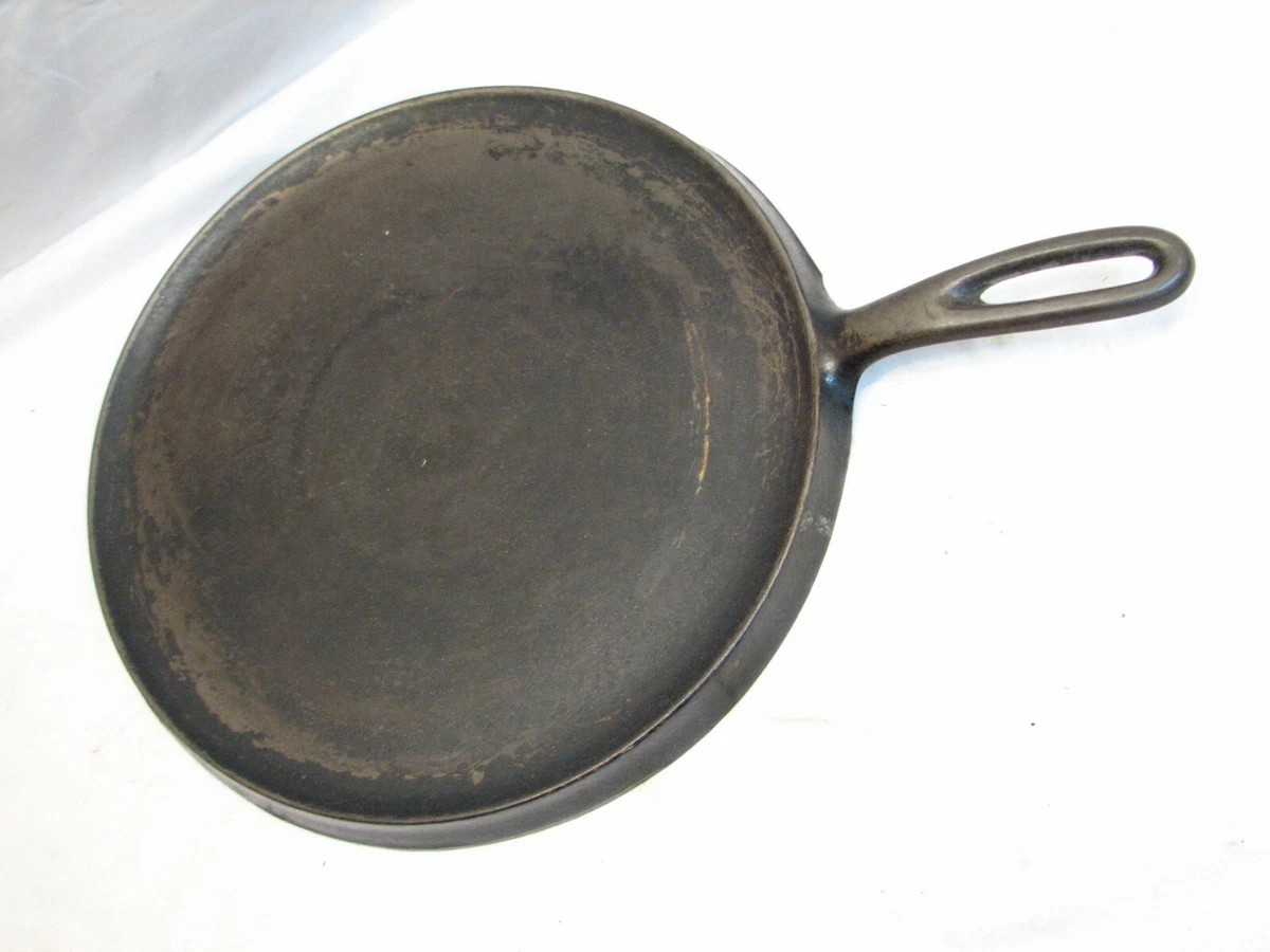 Vintage Wagner Ware Cast Iron 10 Pancake Breakfast Griddle Pan Skillet 1109