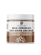 ORGANIC Milk Chocolate Skin MASK - Lactic Acid - Exfoliation, Detox, Ant-Aging