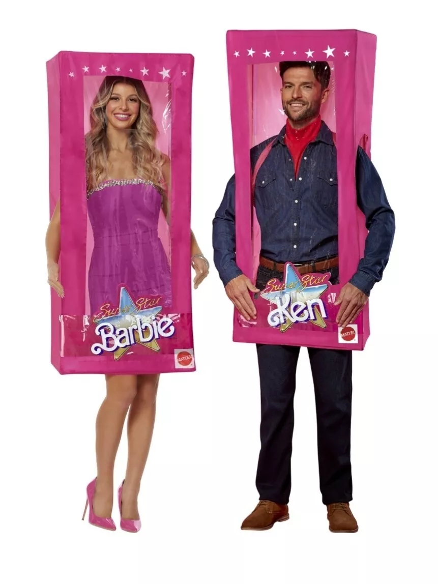 Kit Disfraz Barbie y Ken