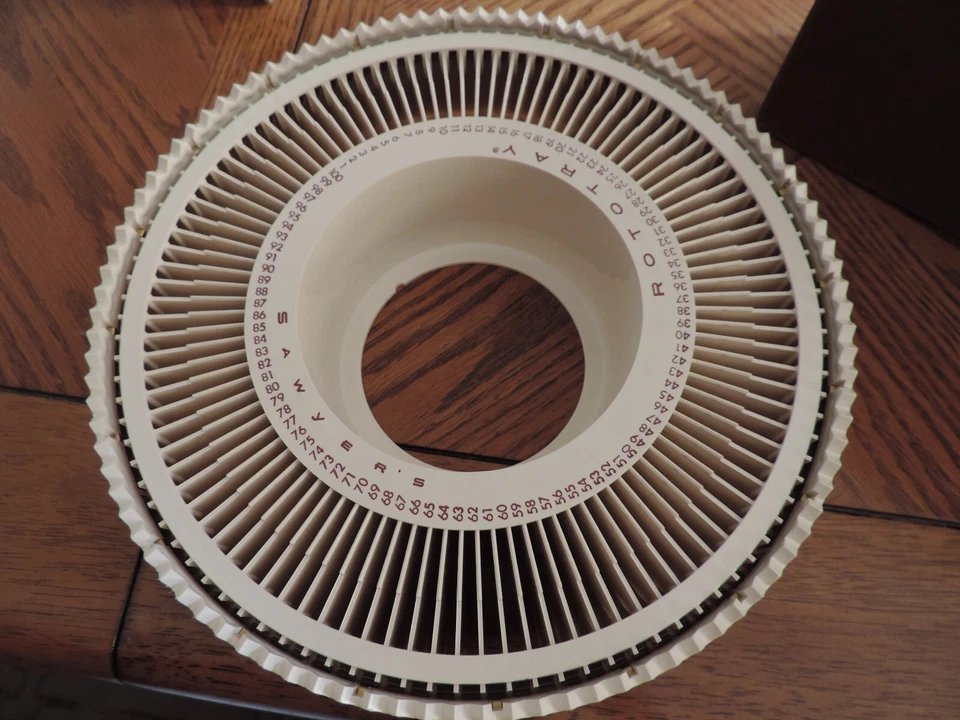 Lote de 2 bandejas de carrusel Sawyer 100 Slide Rototray - ¡No incluye diapositivas! Foto 3 de 3