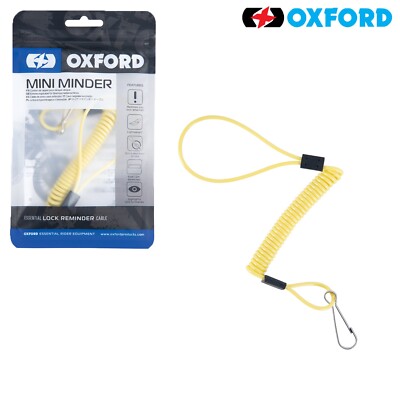 Oxford Motorrad Sicherheit - Scheibenschloss Erinnerungskabel (OX795)