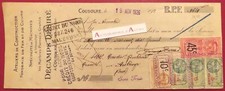 ? COUSOLRE 1926 DECAMPS D�sir� foundry iron copper marbles stamp poster