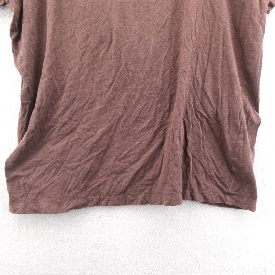 Camiseta Falls Creek Stretch XXL Para Hombres Marrón Manga Corta Informal Preppy 2XL Tejida en Blanco Foto 2 de 4