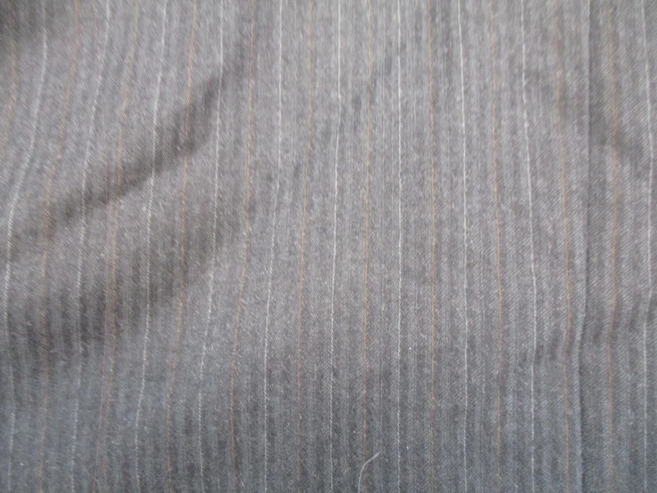 Blazer Donna Karan Para Hombres 46 Largo Negro Rayas 100% Lana 2 Botones Abrigo Chaqueta Foto 3 de 4