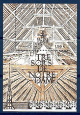 TIMBRE F 5770 NEUF XX - CHARPENTE DE NOTRE-DAME - TRESORS DE LA CATHEDRALE