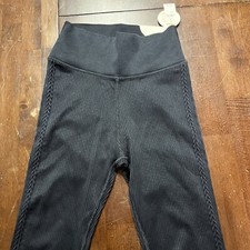 Offline by Aerie Small Black Seamless 7/8 High Waisted Crossover Leggings NWT