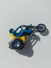 HOT WHEELS RRRumblers 3 SQUEALER 1971 Redline Black Yellow With Top Hat Rider
