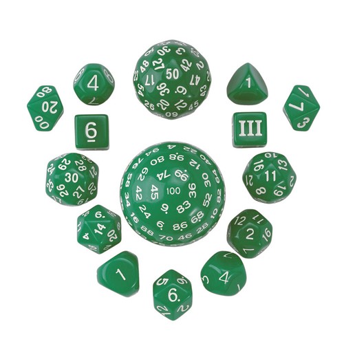 Juego de dados Poly DND 15 PIEZAS D4-D100 Polyedral Dungeons and Dragons RPG 12 colores - Imagen 32 de 38