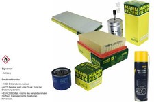 MANN-FILTER Inspektionspaket MANNOL Klimareiniger für Alfa Romeo 145 1.4 i.e
