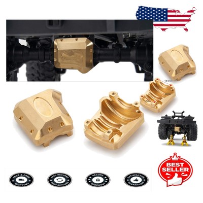 Upgrade Your TRX-4 RC Crawler with Brass Diff Covers - 65g Weight for Stability