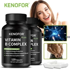 Vitamin B Complex 30 To 120 Capsules Natural Energy Booster