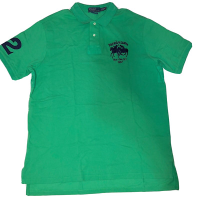Polo Ralph Lauren #2 New York, NY 1967 Big Pony Polo Shirt Green