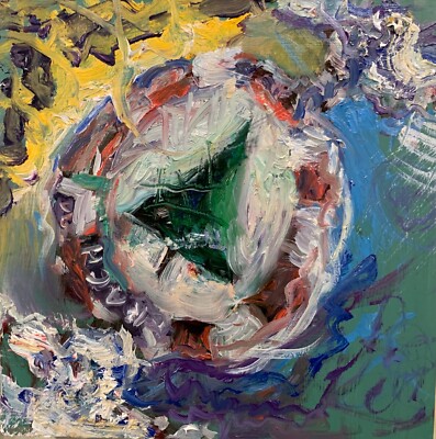 Abstract, Original Oil Painting, Wall Art, by Van Ness