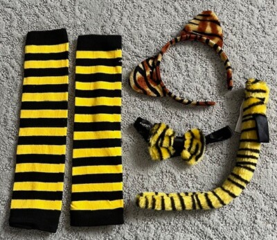 Cat Tiger 4pc Costume Yellow Black New SALE!
