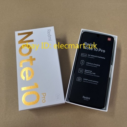 Xiaomi Redmi Note 10 Pro 5G 6/128GB Dual SIM 64MP Unlocked 5100mAh Octa-core - 第 4/27 張圖片