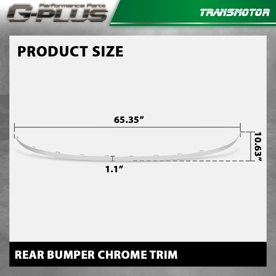 AU1144100 parachoques trasero cromado apto para 11-14 Audi A8 Quattro 4H08074432ZZ Foto 4 de 4