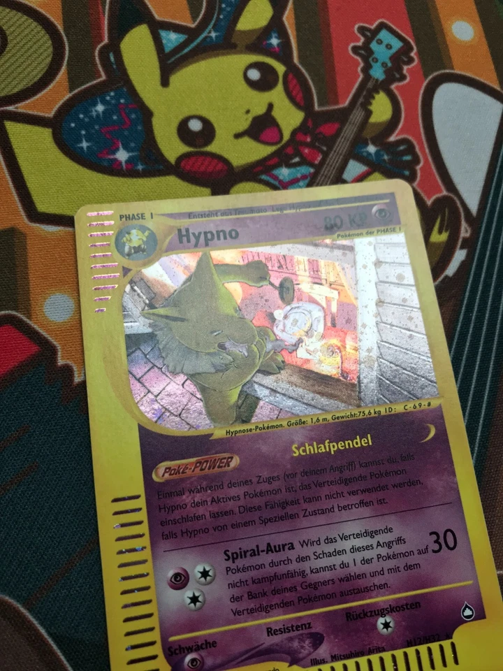 Hypno H12/H32 Aquapolis deutsch Pokemon Karten NM - Bild 2 von 3