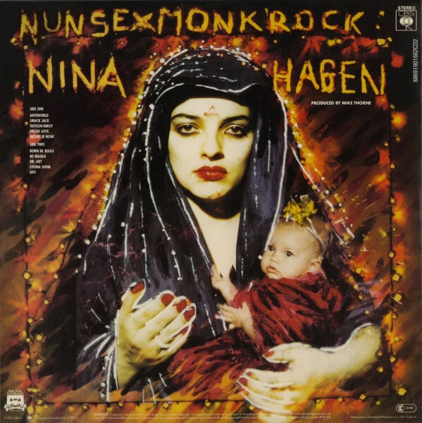 *NEW* CD Album Nina Hagen - Nunsexmonkrock (Mini LP Style card Case) Foto 2 de 2