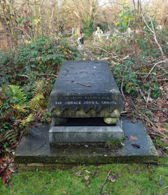 FOTO CROYDON JONES DENKMAL WEST NORWOOD FRIEDHOF STEIN UND GRANIT TISCHGRÄBER