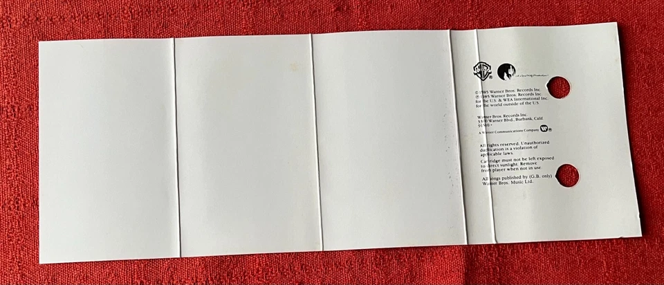 ZZ TOP - UK CASSETTE TAPE WITH PAPER LABELS - AFTERBURNER - Image 4 of 4