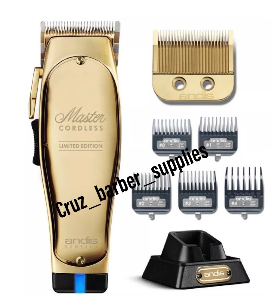 Andis Master ゴールド バリカン アタッチメント付き 数量限定】ANDIS のバリカン&トリマーに LIMITED GOLD EDITION
