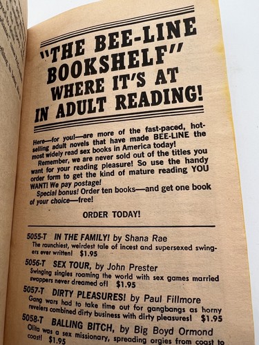 RARE 1972 Tales of Horny Wives Orpheus Red Hot Book - Denmark Erotic Stories - Imagen 5 de 8