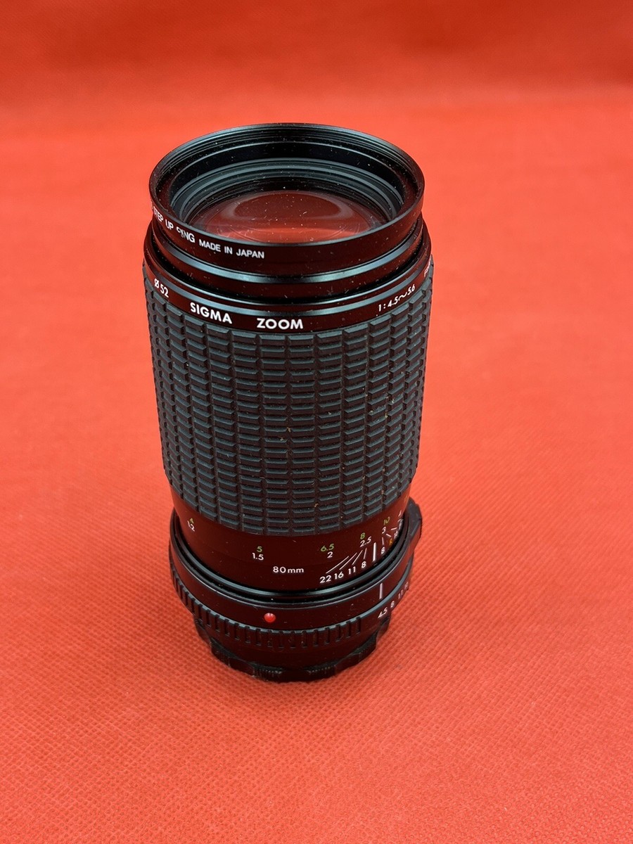 VINTAGE SIGMA 1:4.5~5.6 F=80~200mm Lens JAPAN FOR MINOLTA | eBay