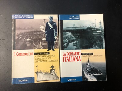 The Commodore 1938-1940 + The Italian Aircraft Carrier. Mursia. 1998-2001
