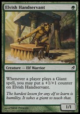 Magic the Gathering MTG Elvish Handservant (206) Lorwyn   LP