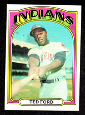 1972 Topps #24 Ted Ford Cleveland Indians Baseball Card EX+