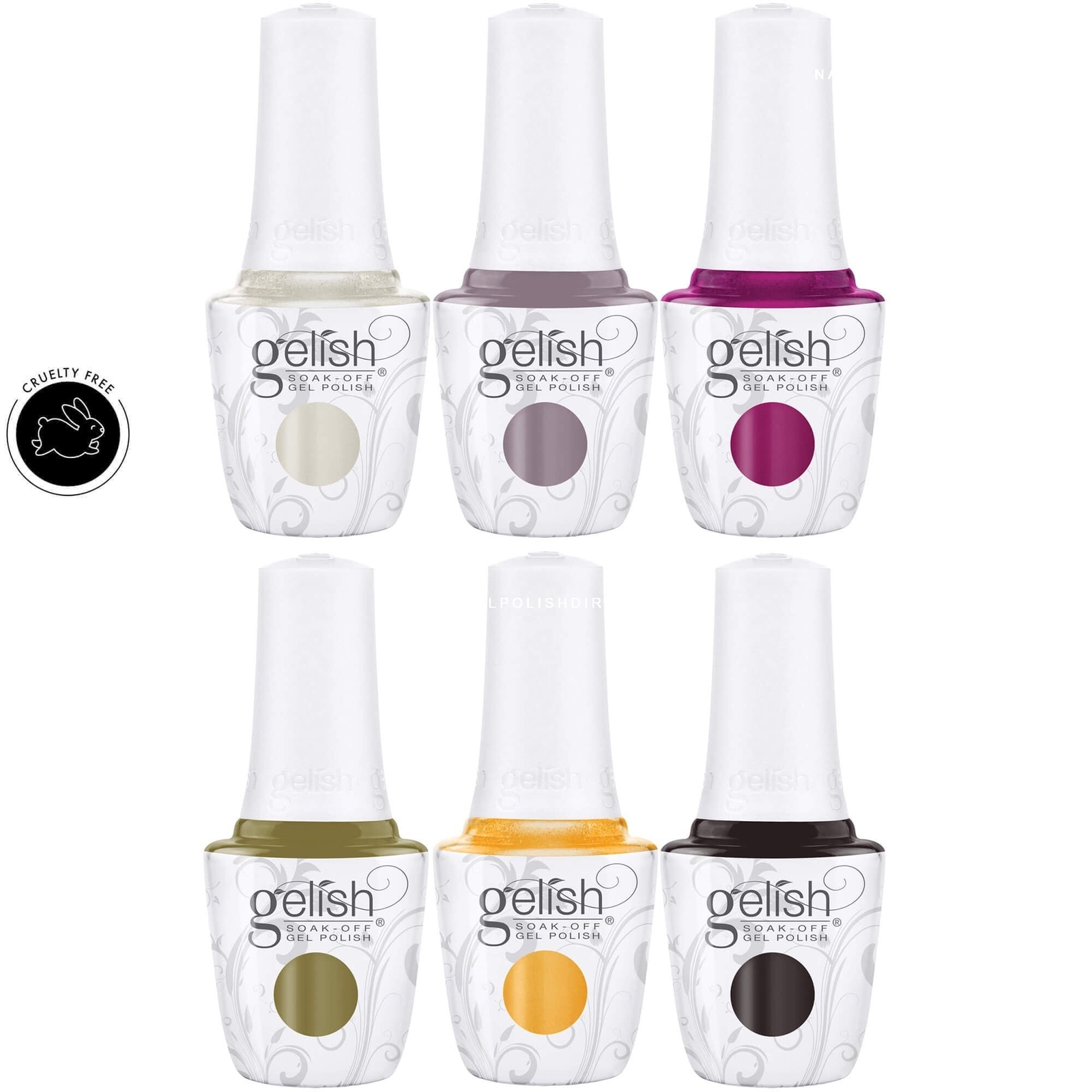 Gelish Cruelty-Free Gel Polish Set - Change Of Pace Collection Set (6 x 15ml)