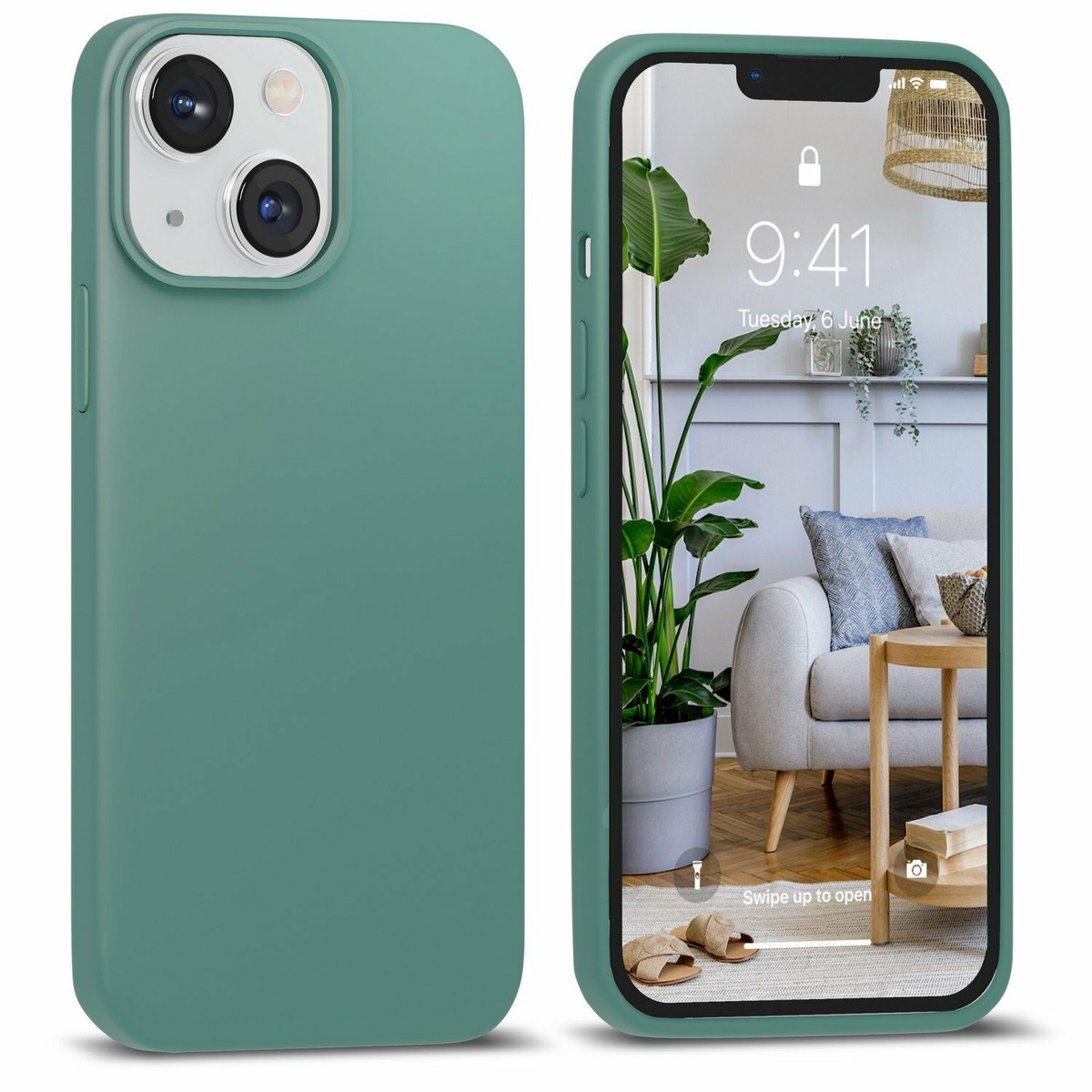 For Apple iPhone 13 Mini Slim Shockproof Case Premium Cover Pine