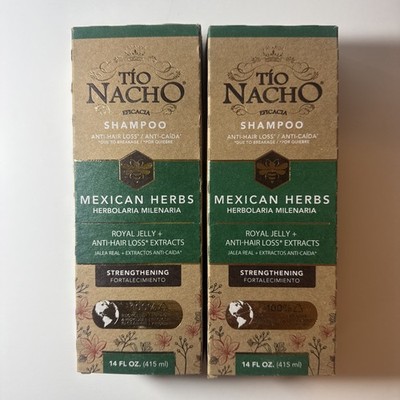 Tio Nacho Mexican Herb Royal Jelly Strengthening Hair Shampoo 14 oz.  2-Pack 