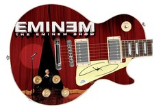 Eminem Signed Graphics Photo Guitar The Eminem Show Lp Cd Album ACOA