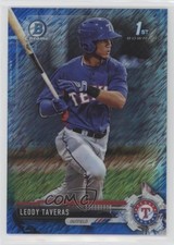 2017 Bowman Chrome Prospects Blue Shimmer Refractor 97/150 Leody Taveras 2r7
