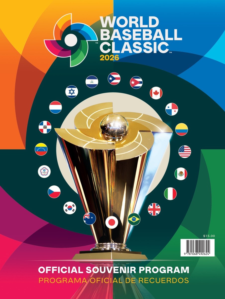 2026 MLB WORLD BASEBALL CLASSIC PROGRAM + JERSEY PATCH WBC