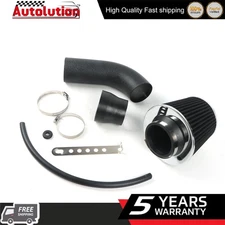 3" Car Cold Air Intake Filter Induction Kit Pipe for Universal Aluminum Black