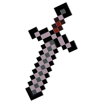 Minecraft - Nether Sword - 51 cm - Kunstoff Dekoschwert Replik 1:1 - NEU