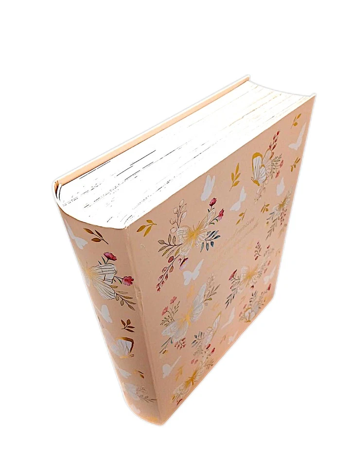 Large Pooch & Sweetheart STORAGE Box 13.5" Secret Book BUTTERFLY Bible Verse New - Image 4 of 4