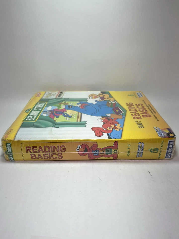 NEW Sesame Street Elmo’s Reading Basics (CD-ROM, 1995) Windows/Mac Ages 3-6 - Image 3 of 4