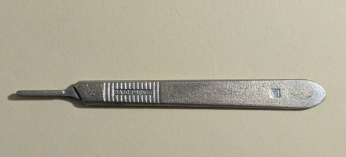 Vintage Bard Parker #3 Surgical Blade Scalpel Handle - Made In USA - *No Blade