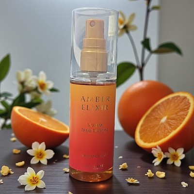 Oriflame Amber Elixir WARM TEMPTATION Parfum Körper Spray Citrus Jasmin blumig
