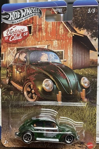 Hot Wheels SILVER SERIES Vintage Club VOLKSWAGEN CLASSIC BUG Chase Vehicle