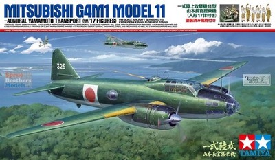 TAM61110 1:48 Tamiya Mitsubishi G4M1 Model 11 - Admiral Yamamoto Transport