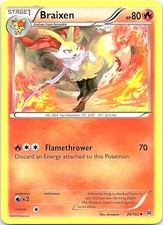 Braixen BREAKthrough 26/162 Uncommon Pokemon Near Mint Pokemon Card