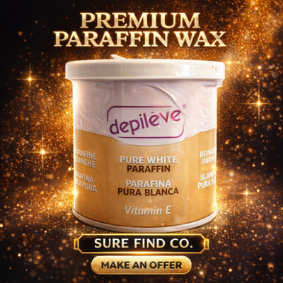 Depileve Pure White Paraffin  Wax For Hands & Feet  14.1 oz/ 400g  NEW Sealed